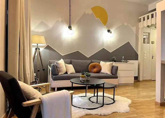 アパート Montagn'art Studio. 4pers 30m2. Coeur Village. コテレ